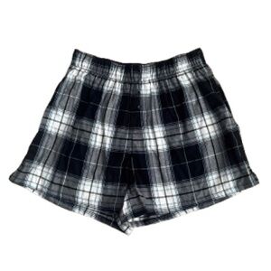 T26 NWT Colsie Women’s Plaid Flannel Boxer Sleep Shorts - Size: XS